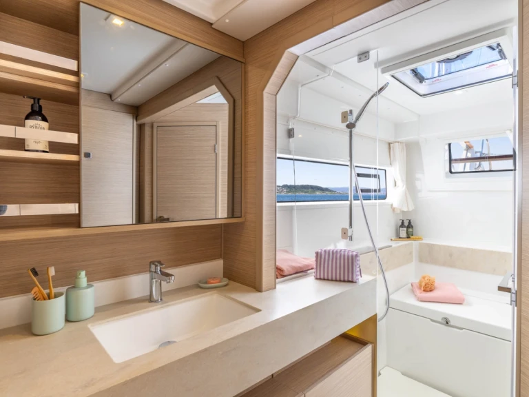 Bareboat Rental Catamaran Lagoon with a boat licence