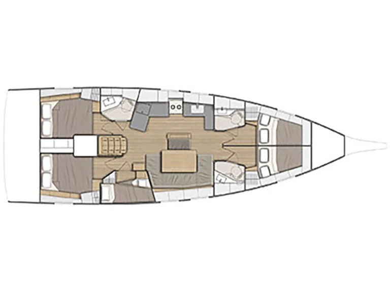 Yacht charter Lefkáda cheap Oceanis 46.1