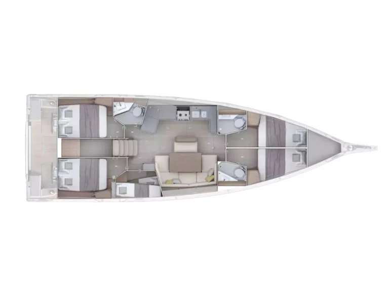 Bénéteau Oceanis 47 - 5 cab. charter bareboat or captained in  Néa Péramos