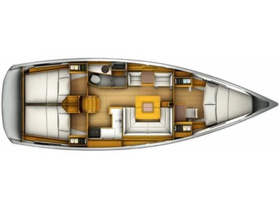 Boat rental Jeanneau Sun Odyssey 419 (3 cab. 1WC) in Propriano on Samboat