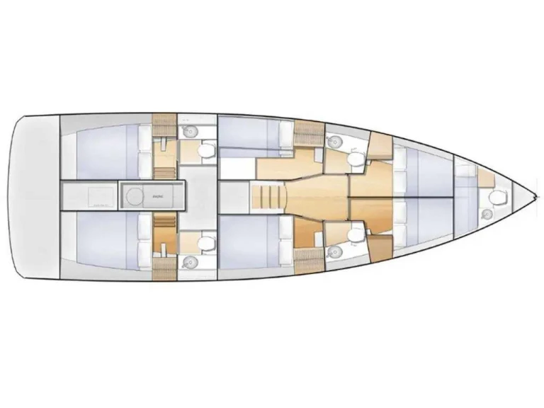 Jeanneau Sun Loft 47 (7 cab.) charter bareboat or captained in  Lefkáda