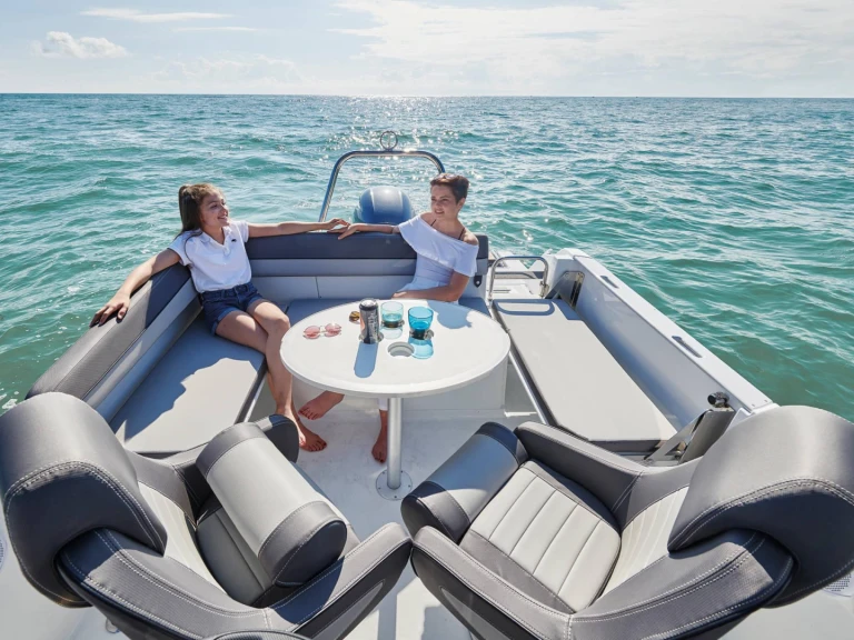 Jeanneau Cap Camarat 6.5 WA Serie 3 charter bareboat or captained in  Porto di Amalfi Marina Coppola