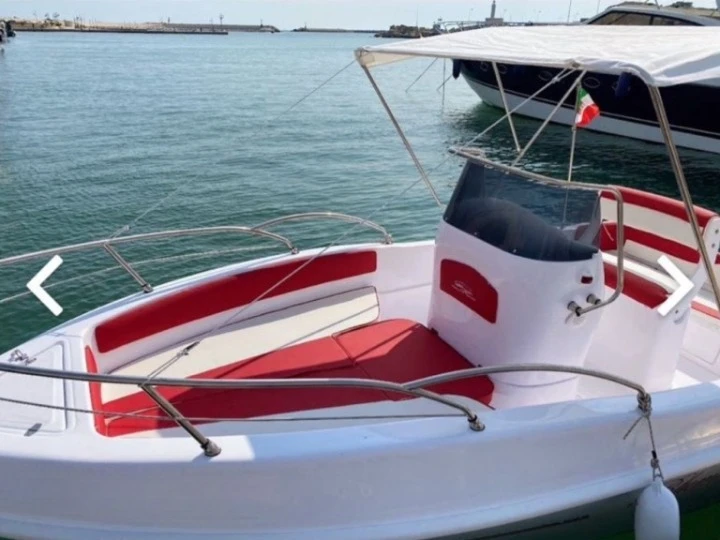 Blumax open 19 charter bareboat or captained in  Vieste