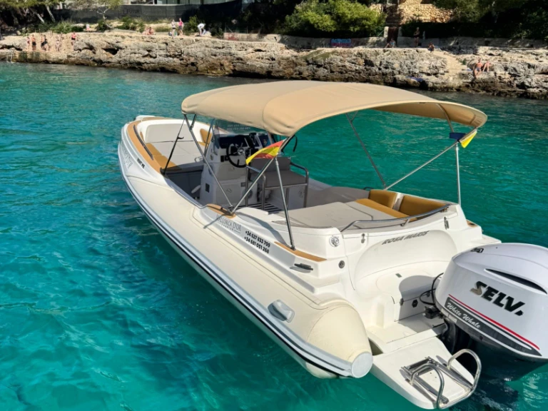 Zar Zar 75 charter bareboat or captained in  Cala d'Or