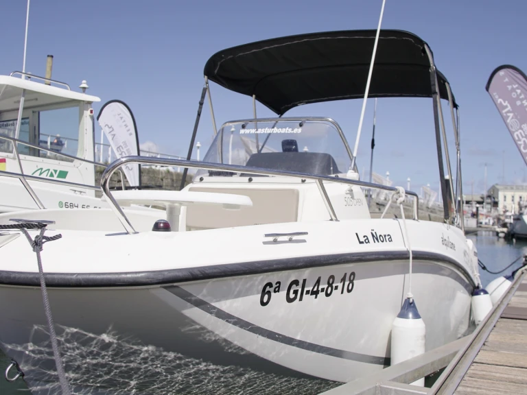 Quicksilver Activ 505 Open charter bareboat or captained in  Gijón