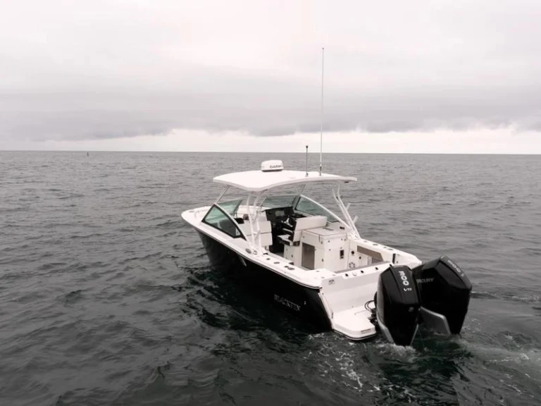 Bareboat Rental Motorboat Blackfin with a boat licence