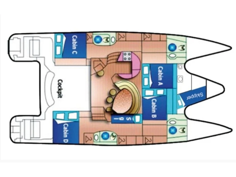 Catamaran rental in Lefkáda - Alliaura-Marine Privilege 465