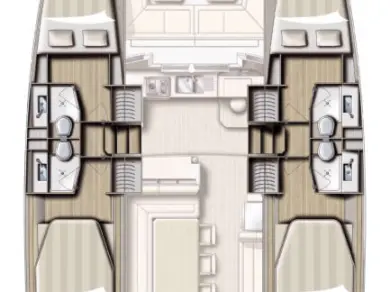 Bali Bali 4.1 charter bareboat or captained in  Lefkáda