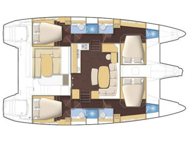 Yacht charter Olbia cheap Lagoon 42