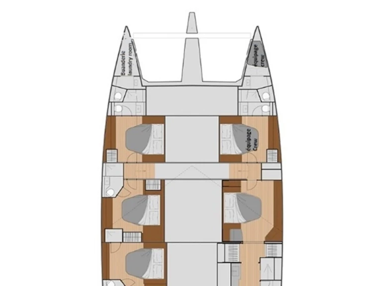 Catamaran rental in Cogolin - Fountaine Pajot Samana 59