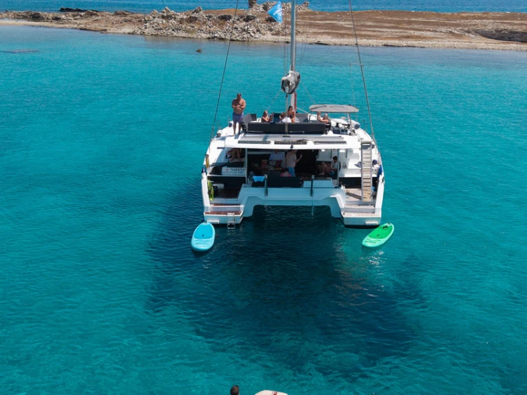 Catamaran rental in Ornos - Fountaine Pajot Elba 45