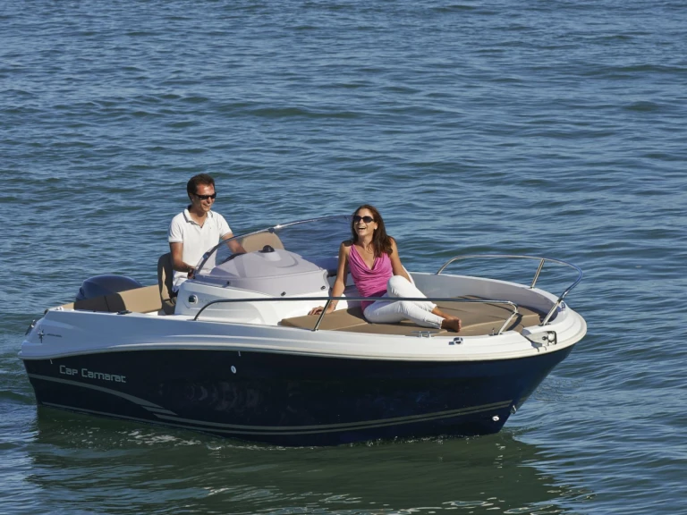 Motorboat rental with or without captain Jeanneau Porto di Amalfi Marina Coppola