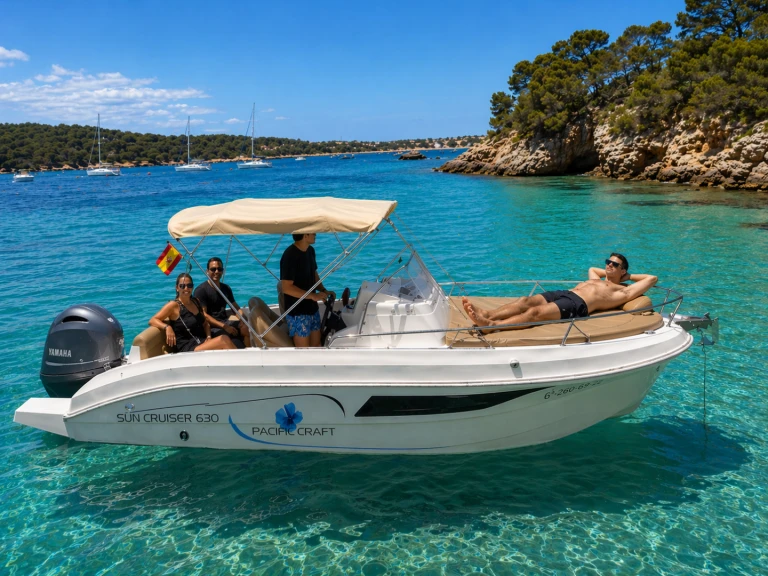 Yacht charter Palma de Mallorca cheap Pacific Craft 630