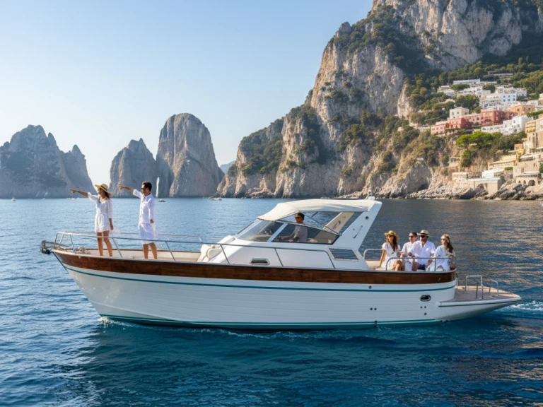 Motorboat rental with or without captain Allure Sorrento
