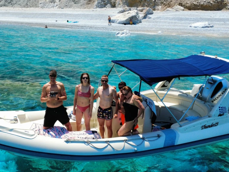Bareboat Rental RIB Fost with a boat licence