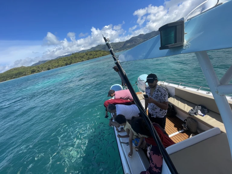Bareboat Rental Motorboat fisherman with a boat licence