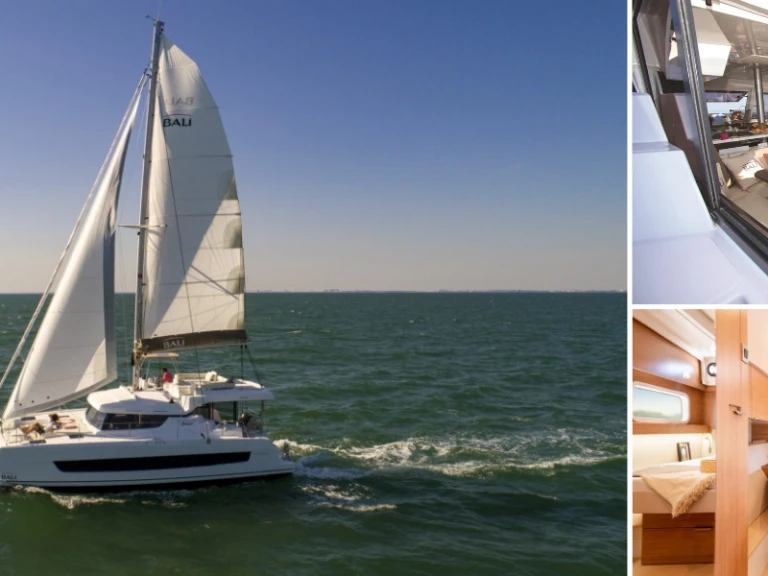 Bareboat Rental Catamaran Bali with a boat licence