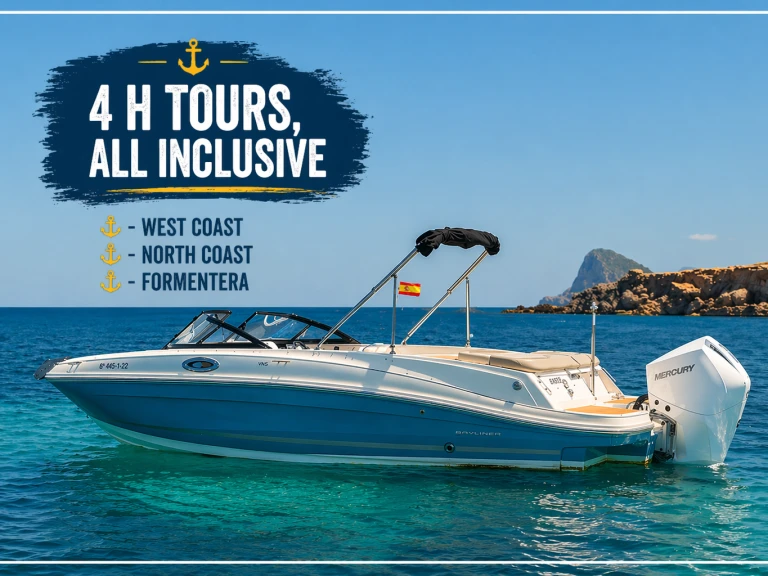 Boat rental Bayliner VR6 in Sant Antoni de Portmany on Samboat