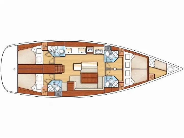 Sailboat rental in Alimos - Bénéteau Oceanis 50 Family