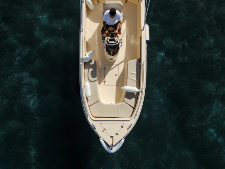 Storm Boats Storm 498 charter bareboat or captained in  Benitses Marina