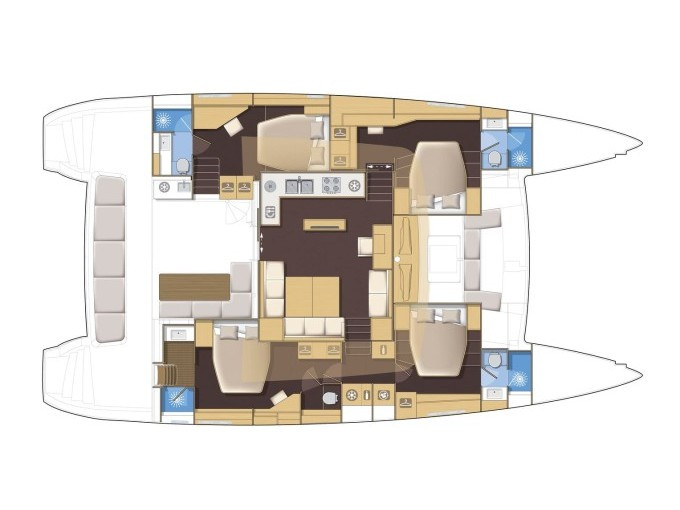 Catamaran rental in Alimos - Lagoon Lagoon 560 S2