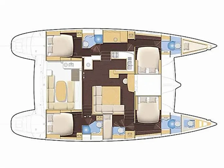 Yacht charter Alimos cheap Lagoon 500