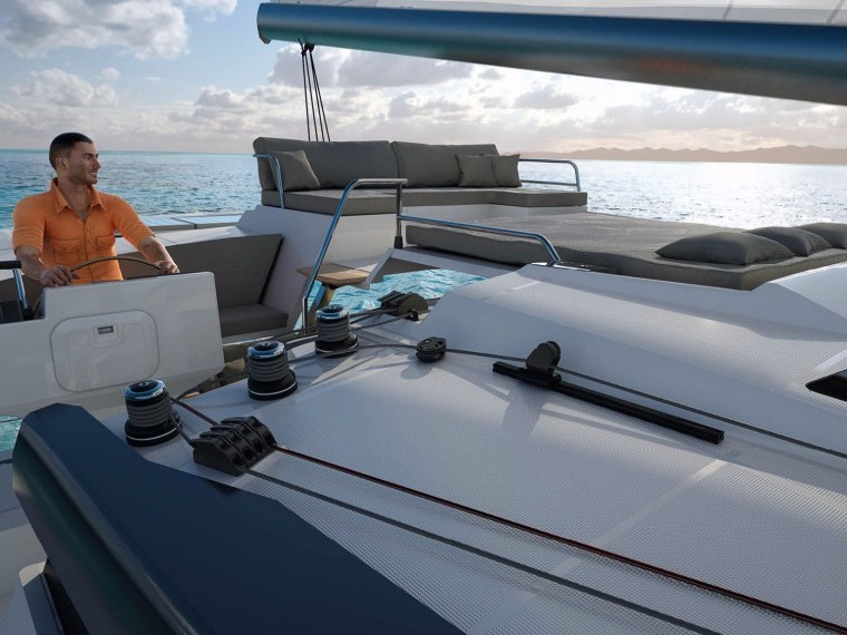 Fountaine Pajot Saona 47 charter bareboat or captained in  Le Marin
