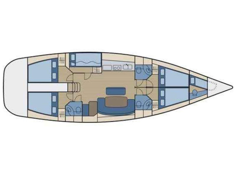 Bareboat Rental Sailboat Bénéteau with a boat licence