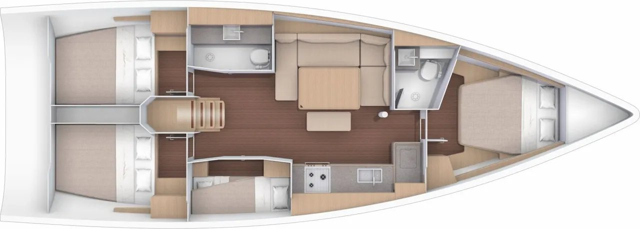 Boat rental Dufour Dufour 430 Grand Large in Procida on Samboat