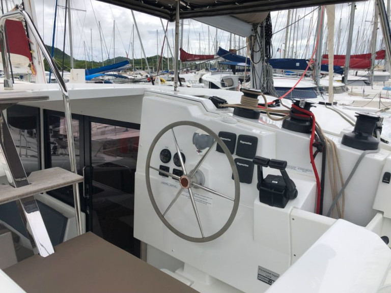Fountaine Pajot Lucia 40 charter bareboat or captained in  Le Marin