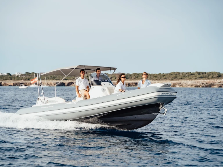 Zodiac Medline 850 charter bareboat or captained in  Santa Eulària des Riu