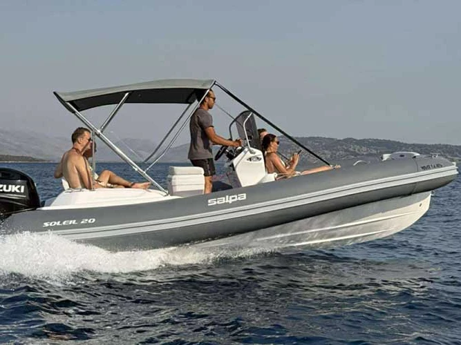 Bareboat Rental RIB Salpa with a boat licence