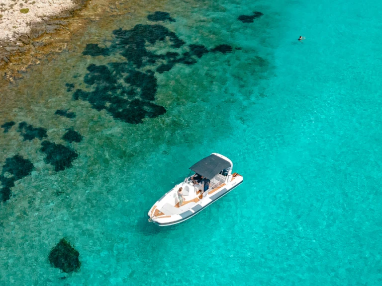 Orizon 780 charter bareboat or captained in  Alyki