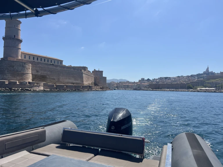 Bareboat Rental RIB SeaWater with a boat licence