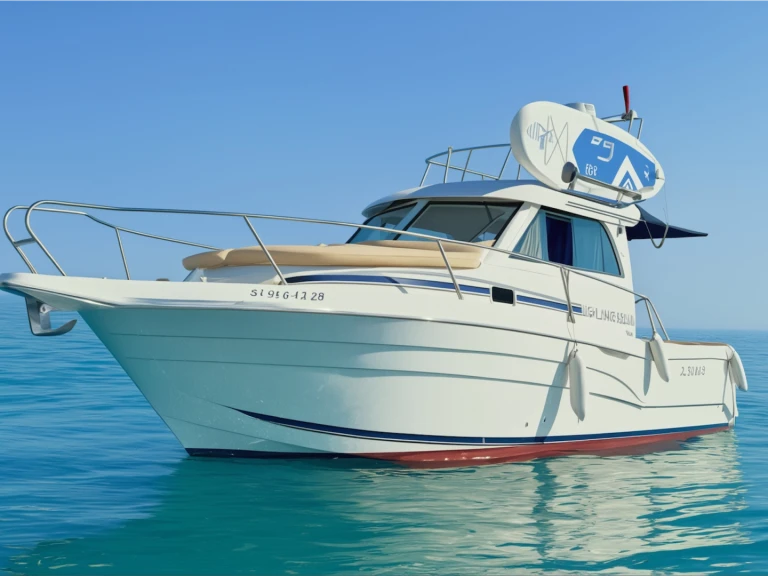 Bareboat Rental Motorboat Starfisher with a boat licence