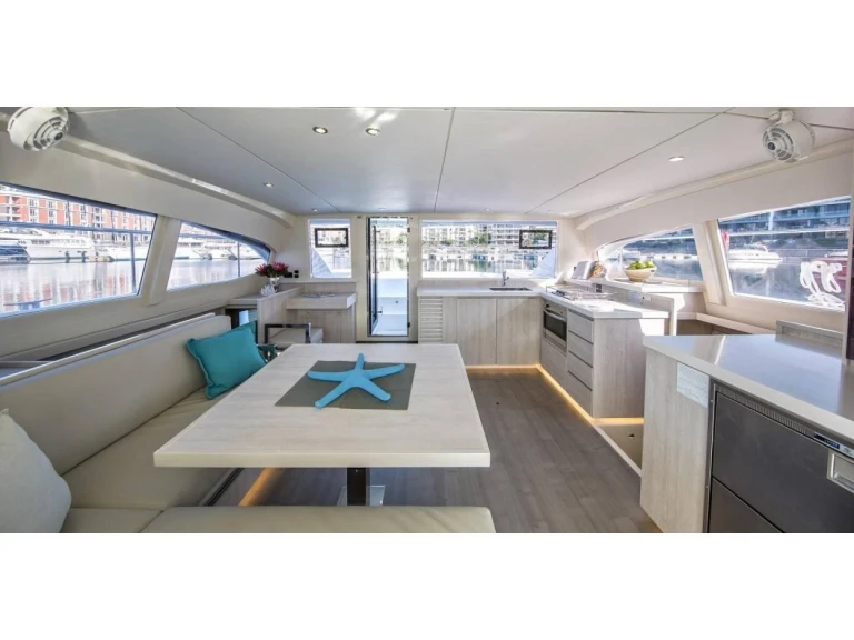 Bareboat Rental Catamaran Leopard with a boat licence