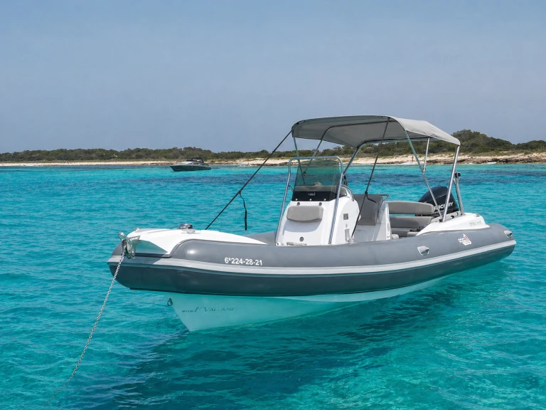 Bareboat Rental RIB Zodiac with a boat licence