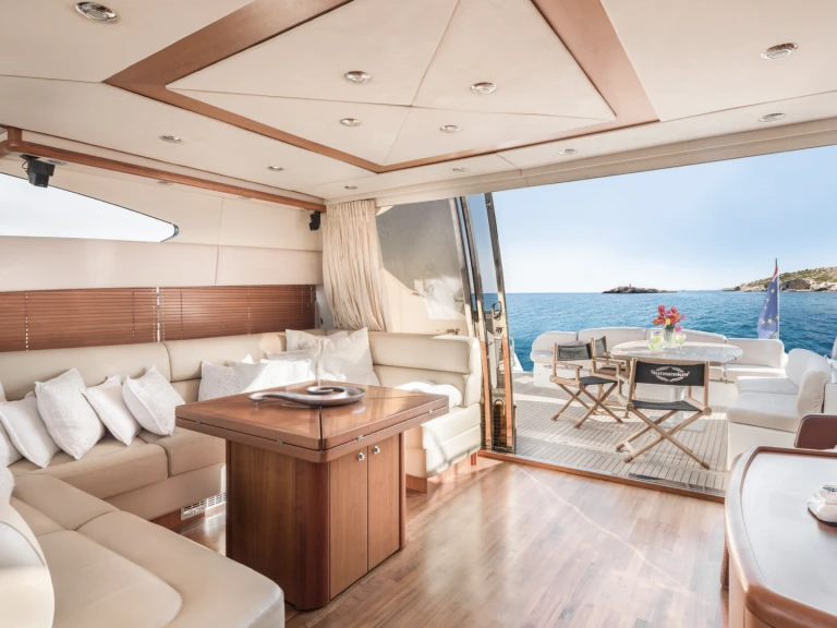 Sunseeker Predator 72 charter bareboat or captained in  Antibes