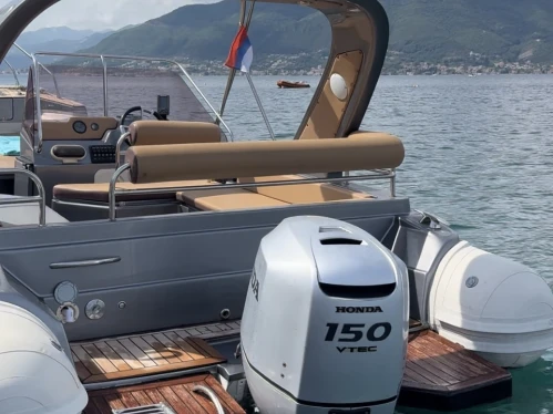 RIB rental with or without captain Shark Tivat
