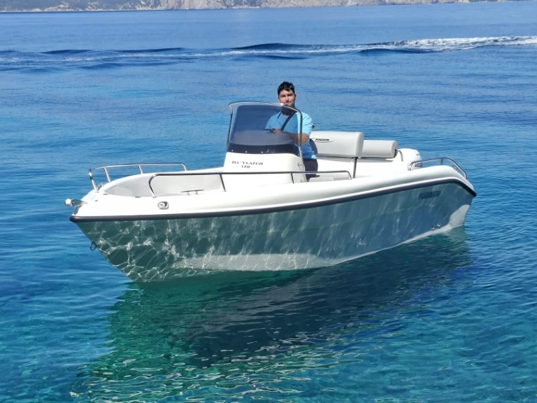 Bareboat Rental Motorboat Poseidon with a boat licence