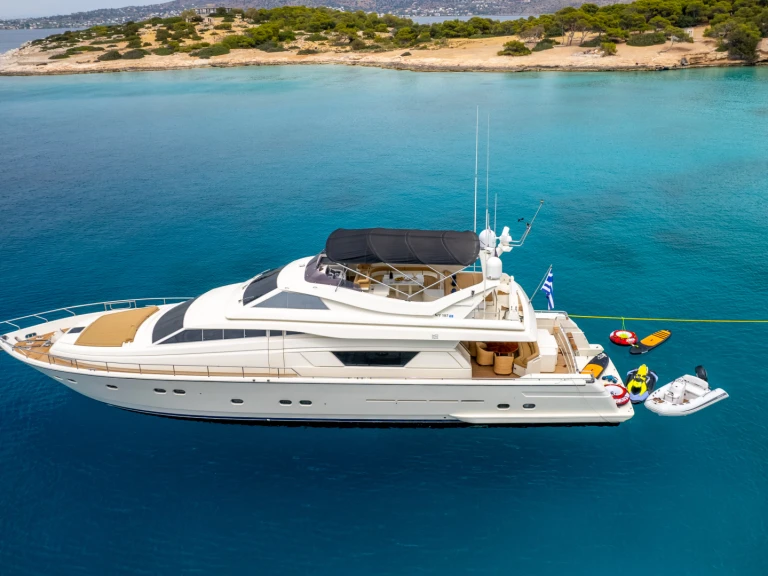 Luxury Yacht rental in Marina Aliki - Ferretti Ferretti 80