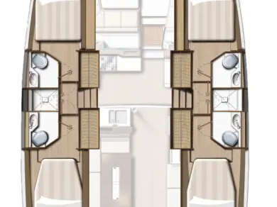 Bali Bali 4.2 charter bareboat or captained in  Golfo Aranci