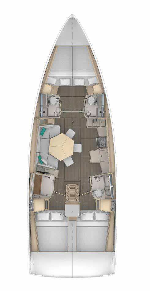 Bareboat Rental Sailboat Dufour with a boat licence
