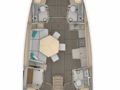 Bareboat Rental Sailboat Dufour with a boat licence