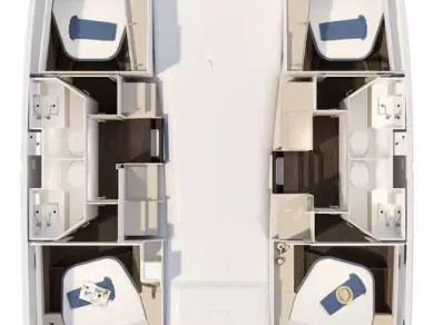 Fountaine Pajot Fountaine Pajot FP 41 Quatuor 4 in Trogir on SamBoat