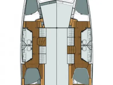 Catamaran rental with or without captain Fountaine Pajot Murter-Kornati