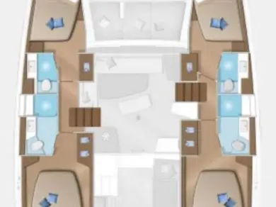 Catamaran rental in Trogir - Lagoon Lagoon 42