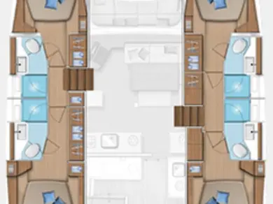 Bareboat Rental Catamaran Lagoon with a boat licence