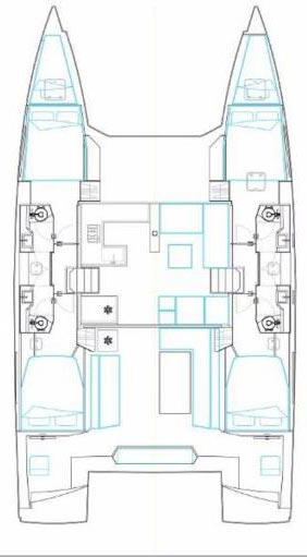 Bareboat Rental Catamaran Nautitech with a boat licence