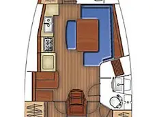 Bareboat Rental Sailboat Bénéteau with a boat licence